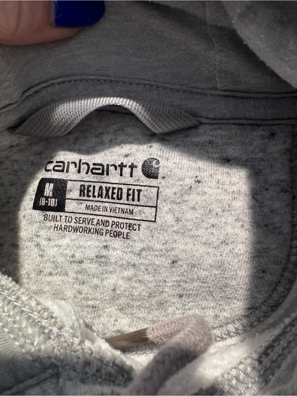 Carhartt Gray Hoodie - Picture 3 of 7